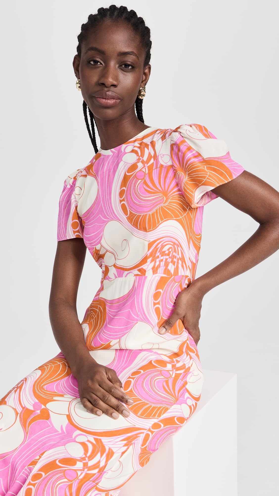 Lulani Women's Summer Floral Dress - Lightweight & Comfortable for Beach, Vacation, and Casual Wear