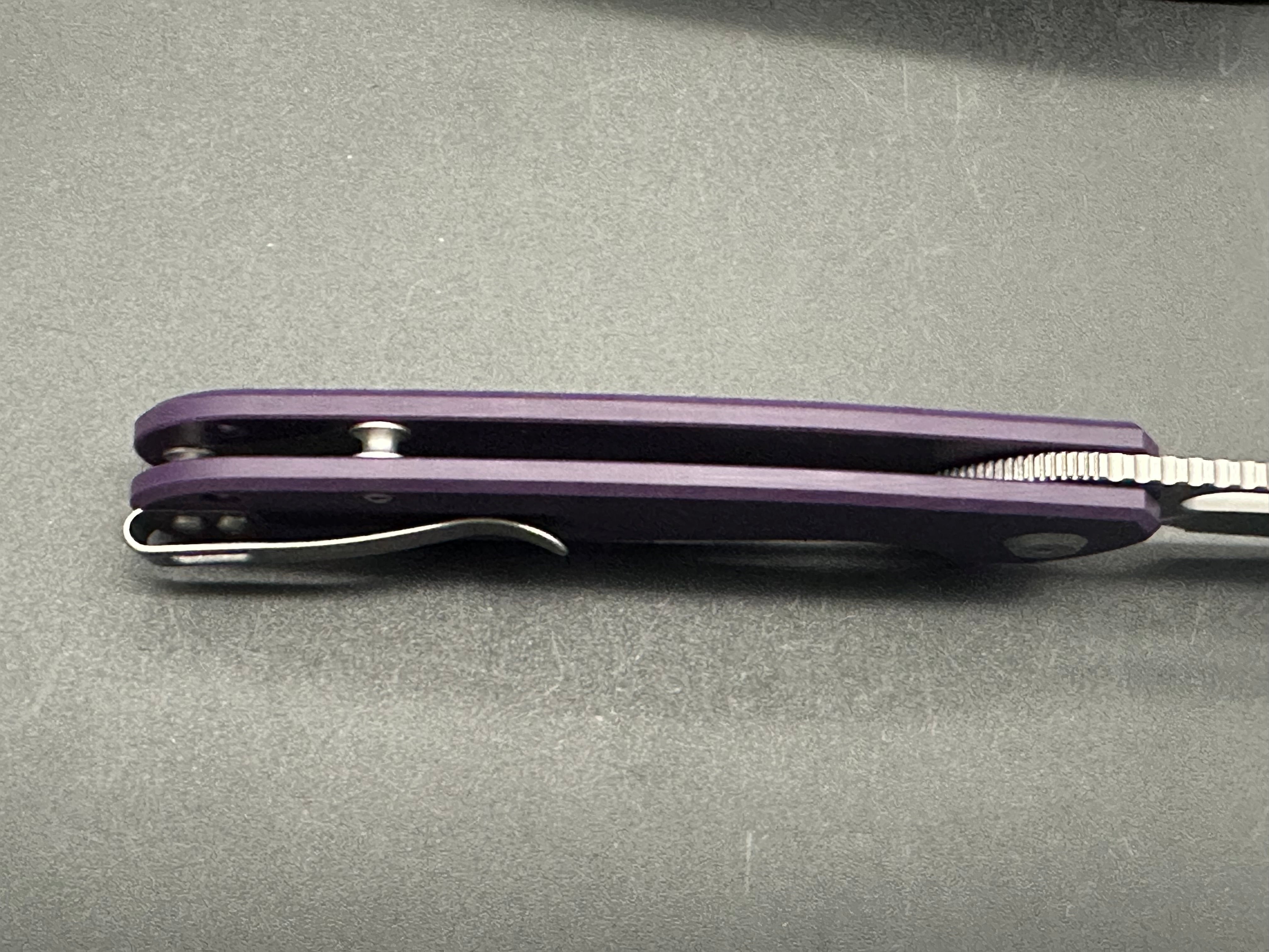 Eutektik Trinity Purple G10 Folding Knife - New in Box with LTK Koozie, Patch & Sticker - Perfect for Outdoor Adventures, Camping & Everyday Carry (EDC)