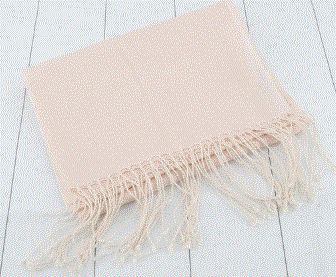 Chloe Pink Linen & Silk Foulard Shawl Scarf - Elegant Womens Fashion Accessory for Parties, Weddings & Evening Events