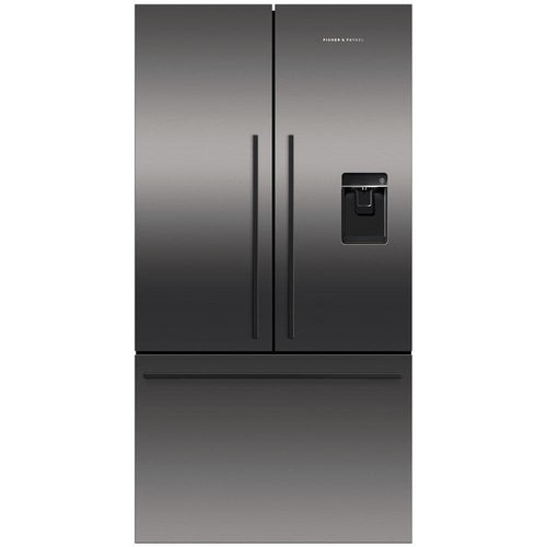 Fisher & Paykel RF610ADUB5 614L Plumbed French Door Refrigerator - Energy Efficient, Spacious Design for Modern Kitchens & Open-Plan Living Spaces