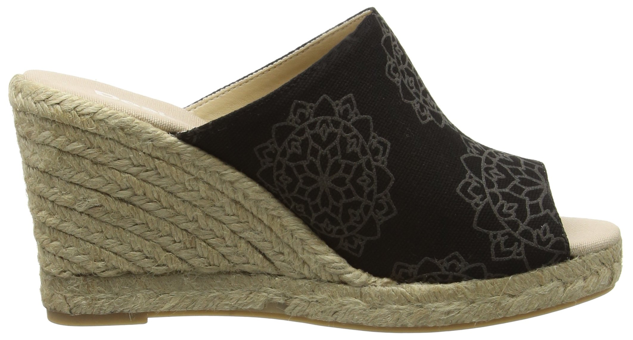 Desigual Women's Tarifa 6 Comfortable Black Sandals Size 8 | Casual Summer Beach Walking Shoes for Women | Perfect for Vacations, Outings and Daily Wear