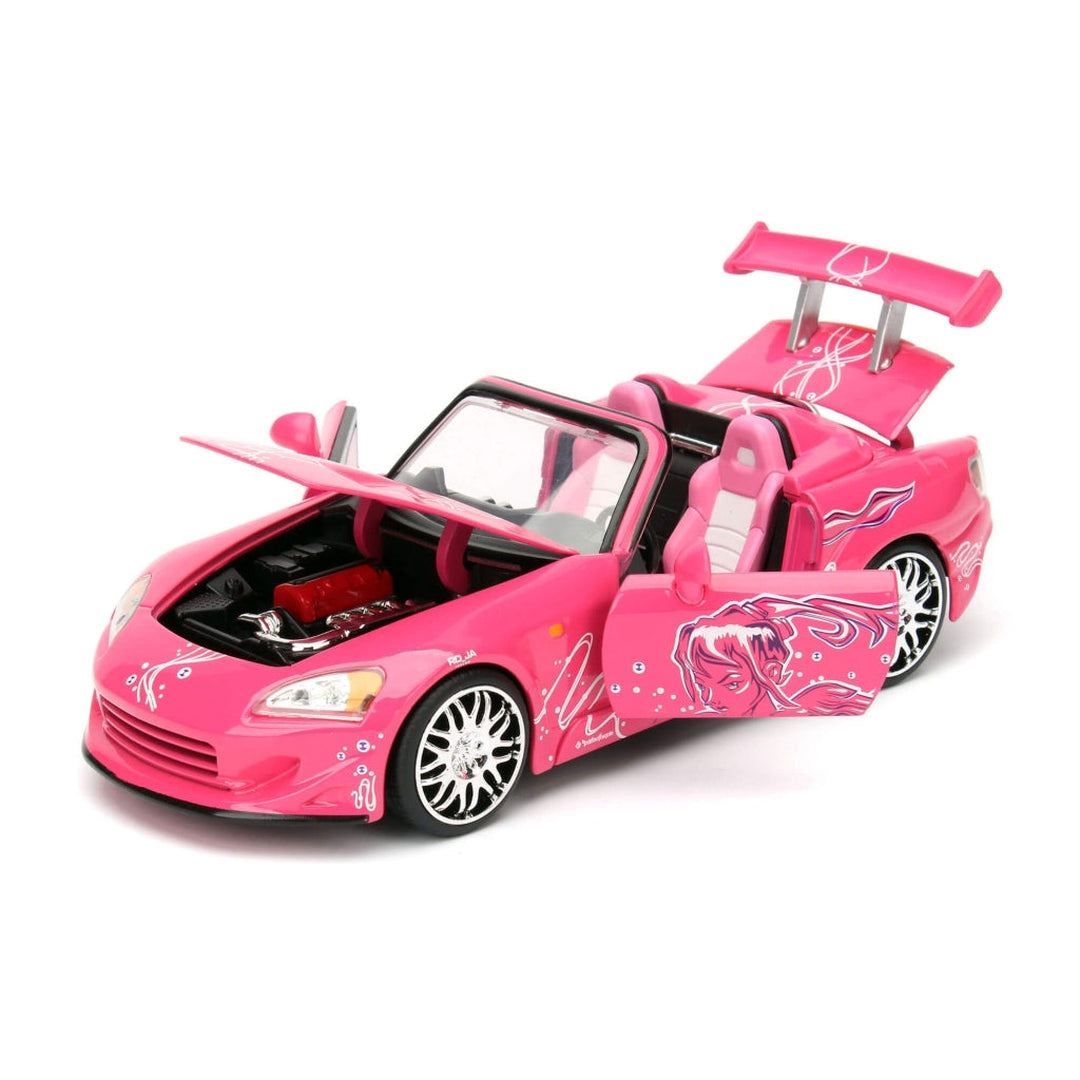 1:24 Scale Suki's Honda S2000 Diecast Model Car - Fast and Furious Movie Replica - Collectible Toy for Display, Gift, or Racing Scenes