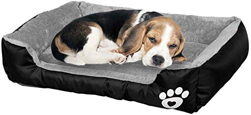 Premium Soft Wool Fleece Pet Bed for Dogs & Cats - Cozy PP Cotton Sofa Bed for Small & Medium Pets - Perfect for Indoor Lounging & Nap Time