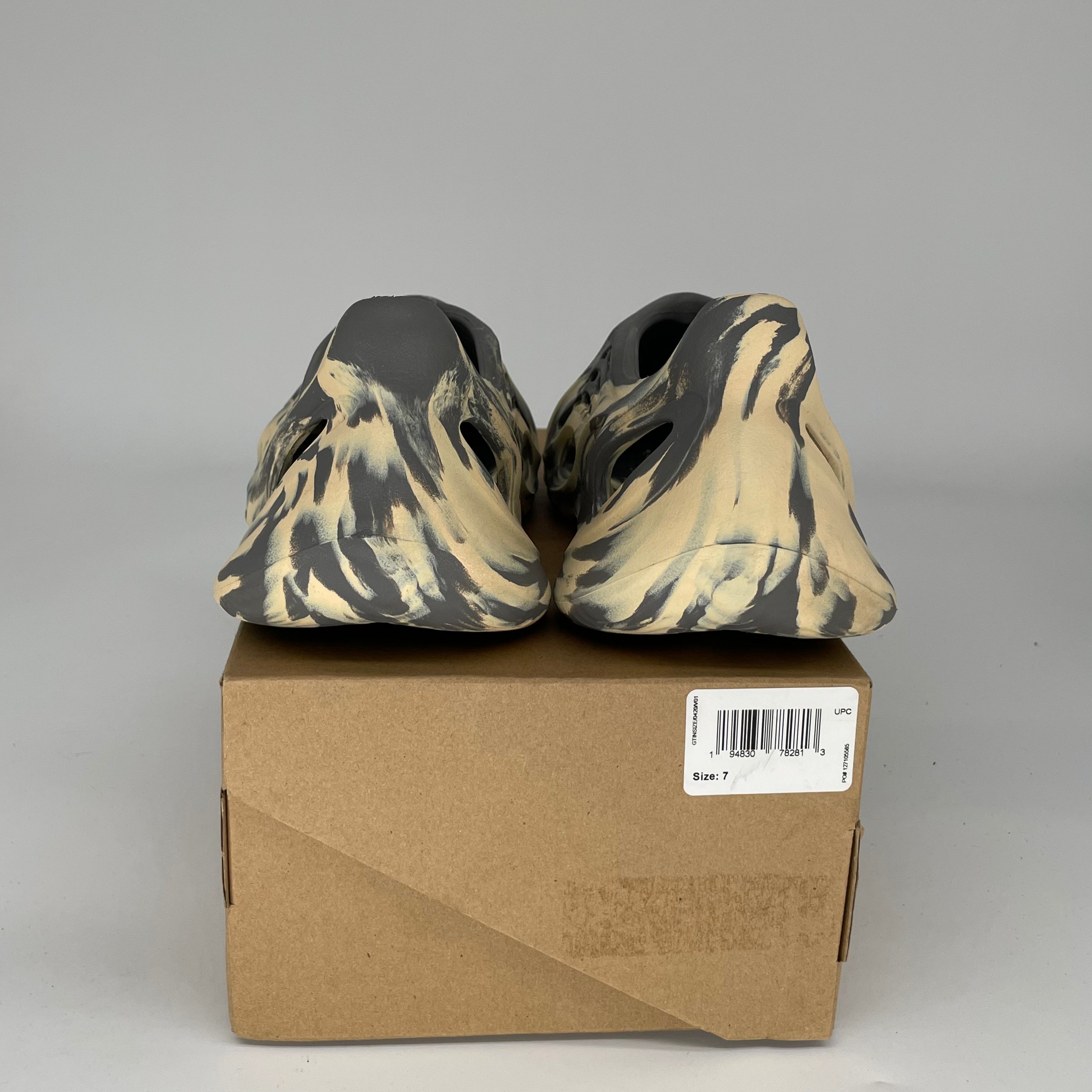 Adidas Yeezy Foam Runner MX Moon Gray - Men's Size 7 GV7904 | Comfortable Slip-On Shoes for Running, Gym & Casual Wear