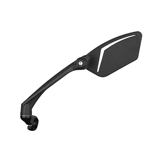 MEACHOW Scratch-Resistant Glass Lens Bike Mirror - Rotatable Handlebar Rearview Mirror for Safe Cycling - ME-010 | Perfect for Road Bikes, Mountain Bikes & Commuting