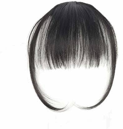 Natural Color Thin Clip-in Front Hair Bangs Fringe Extension Piece for Women – Perfect for Cosplay, Daily Wear & Hairstyling