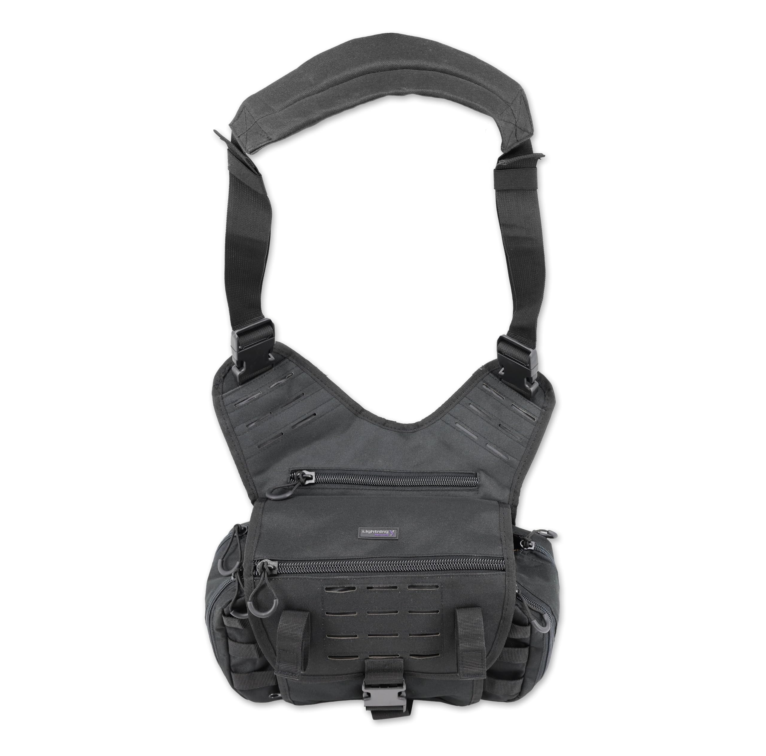 Lightning X Tactical Medic EMS EMT Messenger Bag - Durable Shoulder Sling Pack for Shooting, Hiking & Outdoor Adventures - Perfect for First Responders, Camping & Emergency Preparedness