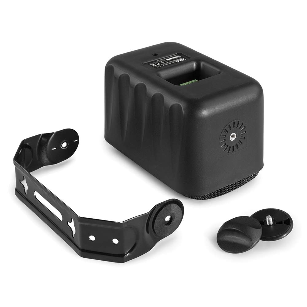 Power Dynamics BTW30 Bluetooth Garden Speaker System - Weatherproof Outdoor Speakers with In-Wall Amplifier, Wireless Music Streaming, USB MP3 & FM Radio - Perfect for Patio, Backyard, and Poolside Entertainment (Black)