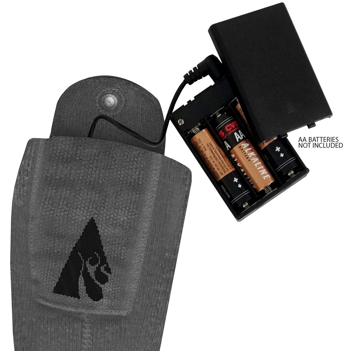 ActionHeat Classic AA Battery Heated Socks for Men & Women - Lightweight Cotton Blend Winter Warm Socks for Hiking, Skiing & Outdoor Activities