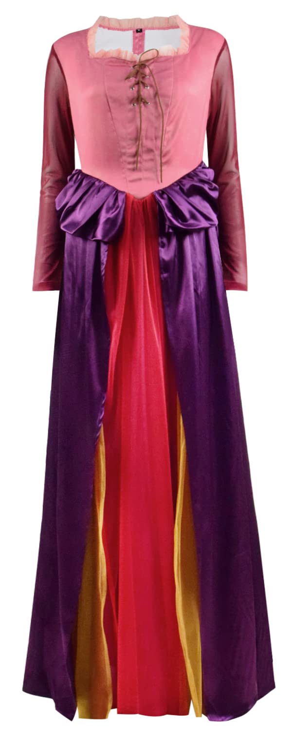 Sanderson Sisters Costume Set for Women - Sarah & Mary Winifred Halloween Cosplay Dress (US Sizes) | Perfect for Halloween Parties, Themed Events & Hocus Pocus Movie Nights