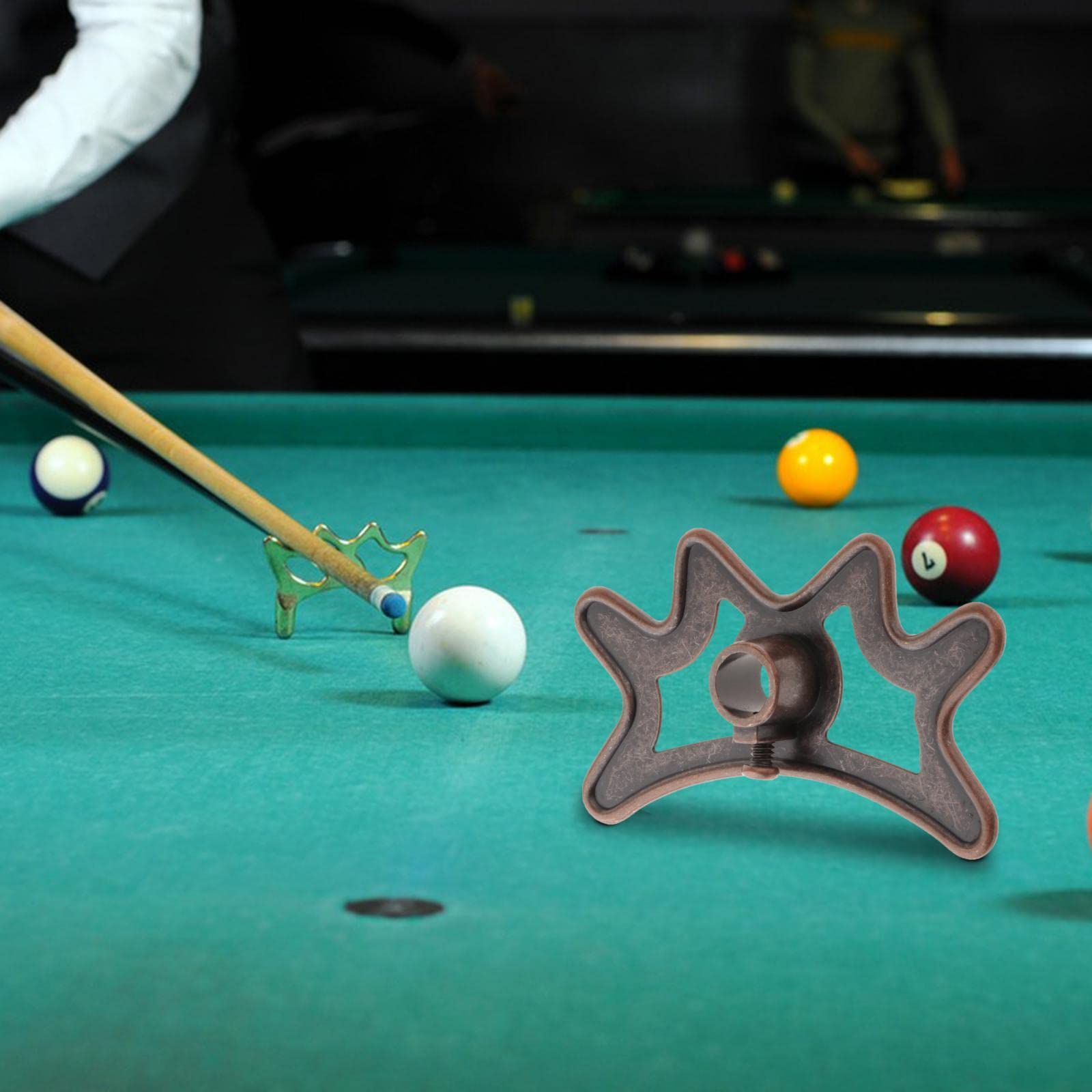 Professional Metal Pool Cue Bridge Head for Billiard Games & Competition - Perfect for Snooker, 8-Ball & 9-Ball Pool Matches