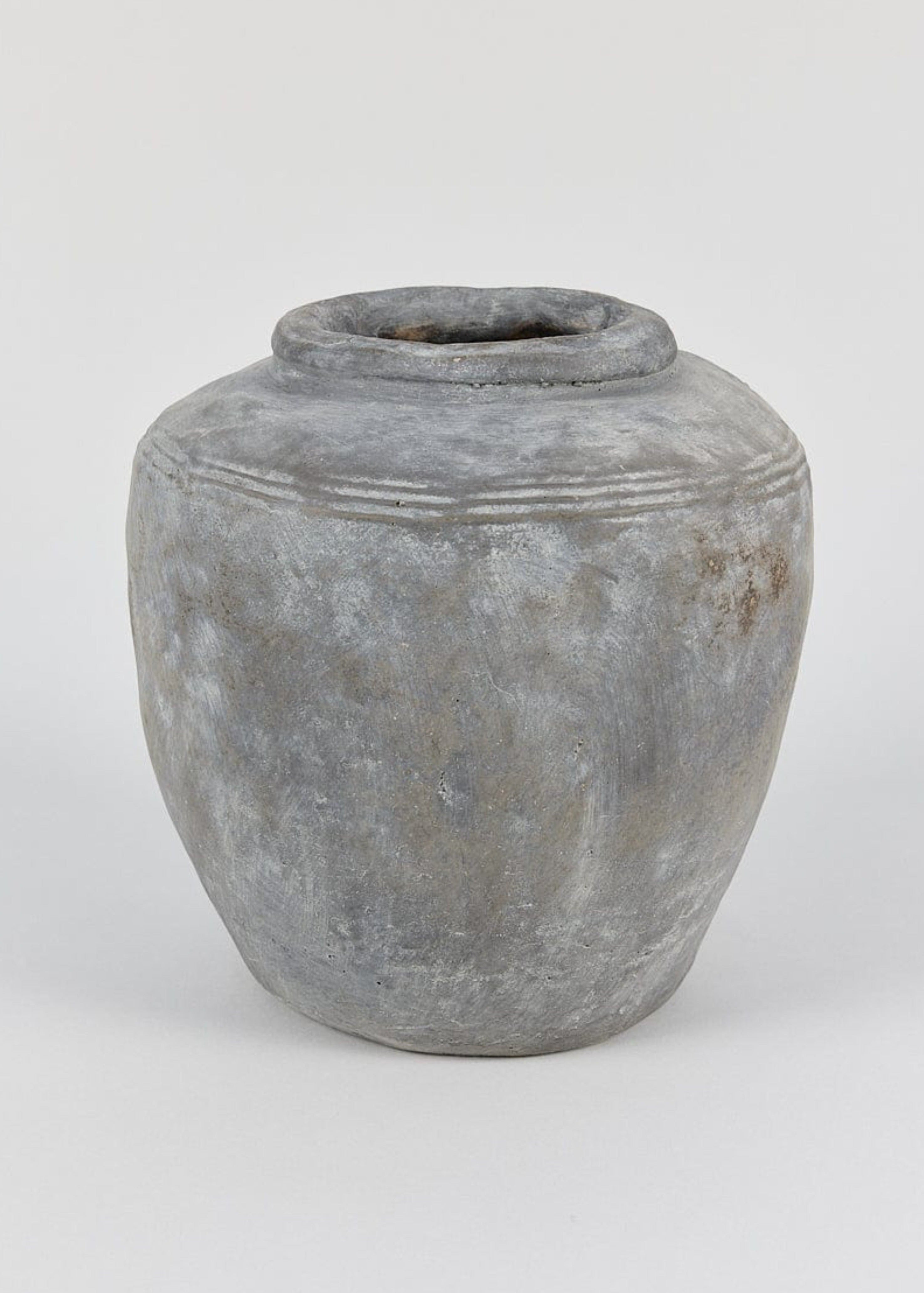 Distressed Rustic Concrete Vase - 12