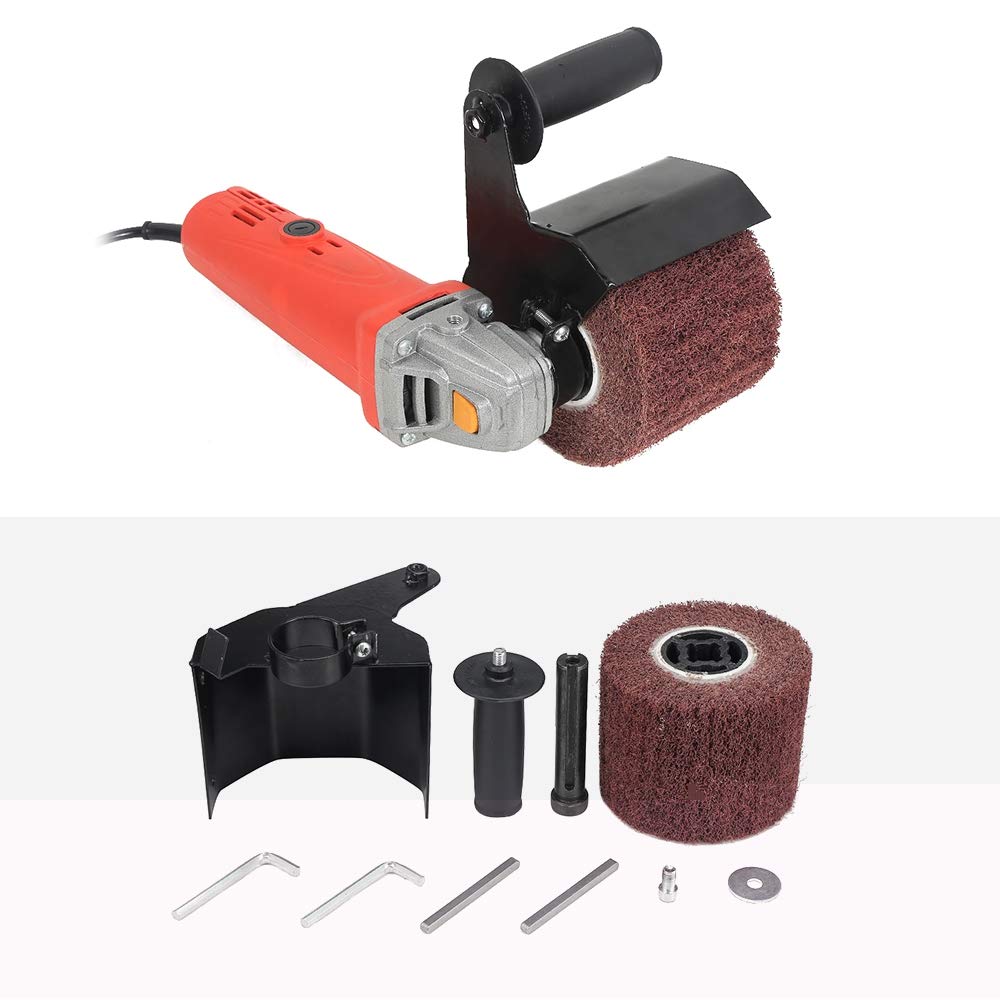 Multifunctional Burnishing & Polishing Machine Set with Sanding Wheel for 115/125mm Angle Grinders (M14 Thread) - Perfect for Metal Finishing, Wood Sanding & DIY Projects - Angle Grinder Not Included