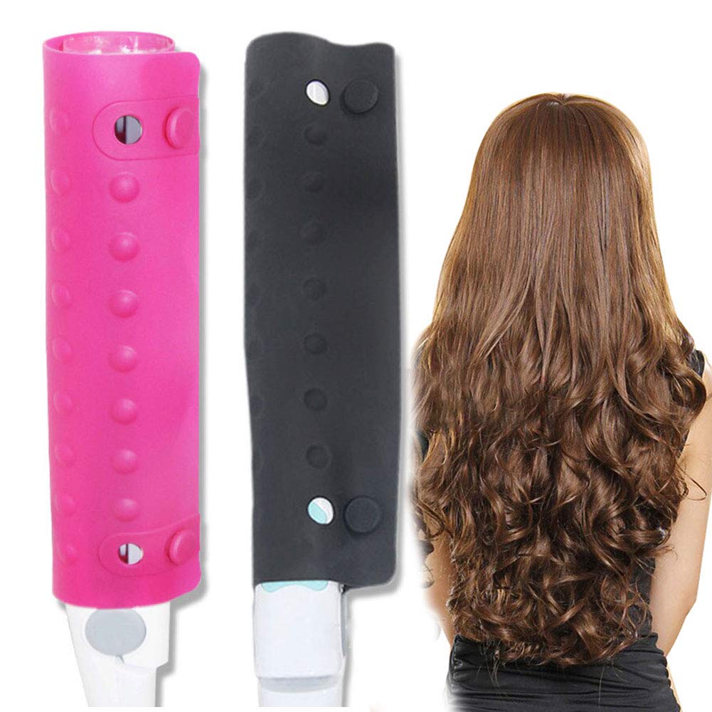 Heat Resistant Silicone Mat for Hair Straightener & Curling Iron - Anti-Slip, Durable Salon Styling Tool (21.4x16cm, Black) - Perfect for Home & Professional Hair Styling