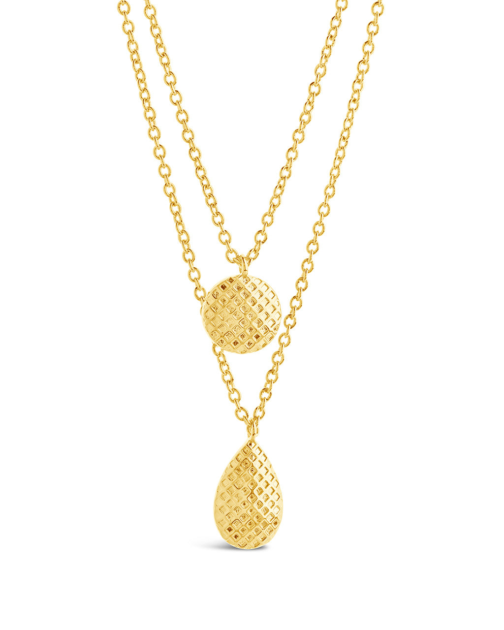 Aldari Textured Layered Chain Necklace for Women - Trendy Gold & Silver Layered Necklace Set, Boho Chic Jewelry Gift - Perfect for Parties, Date Nights & Everyday Wear