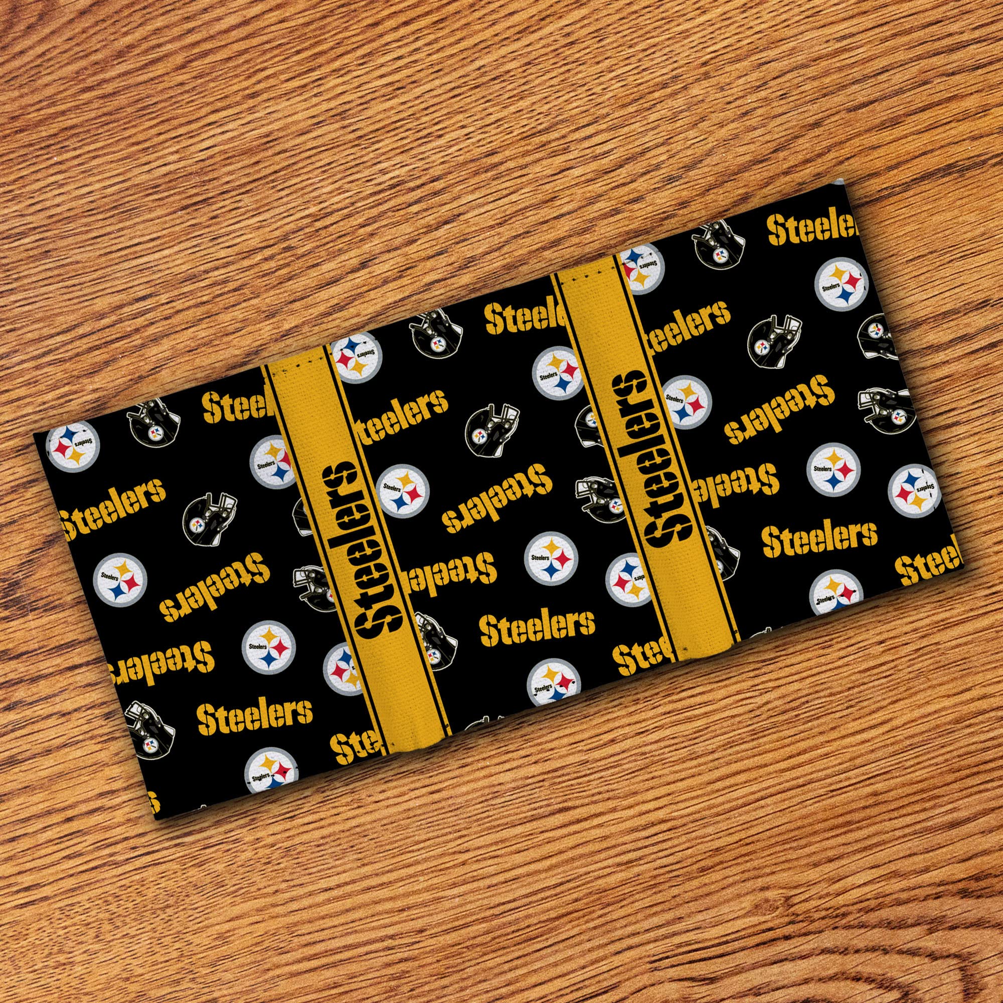 NFL Canvas Trifold Wallet for Men - Officially Licensed Football Team Logo Design - Durable RFID Blocking Bifold Wallet - Perfect Gift for Sports Fans & Game Day Accessories