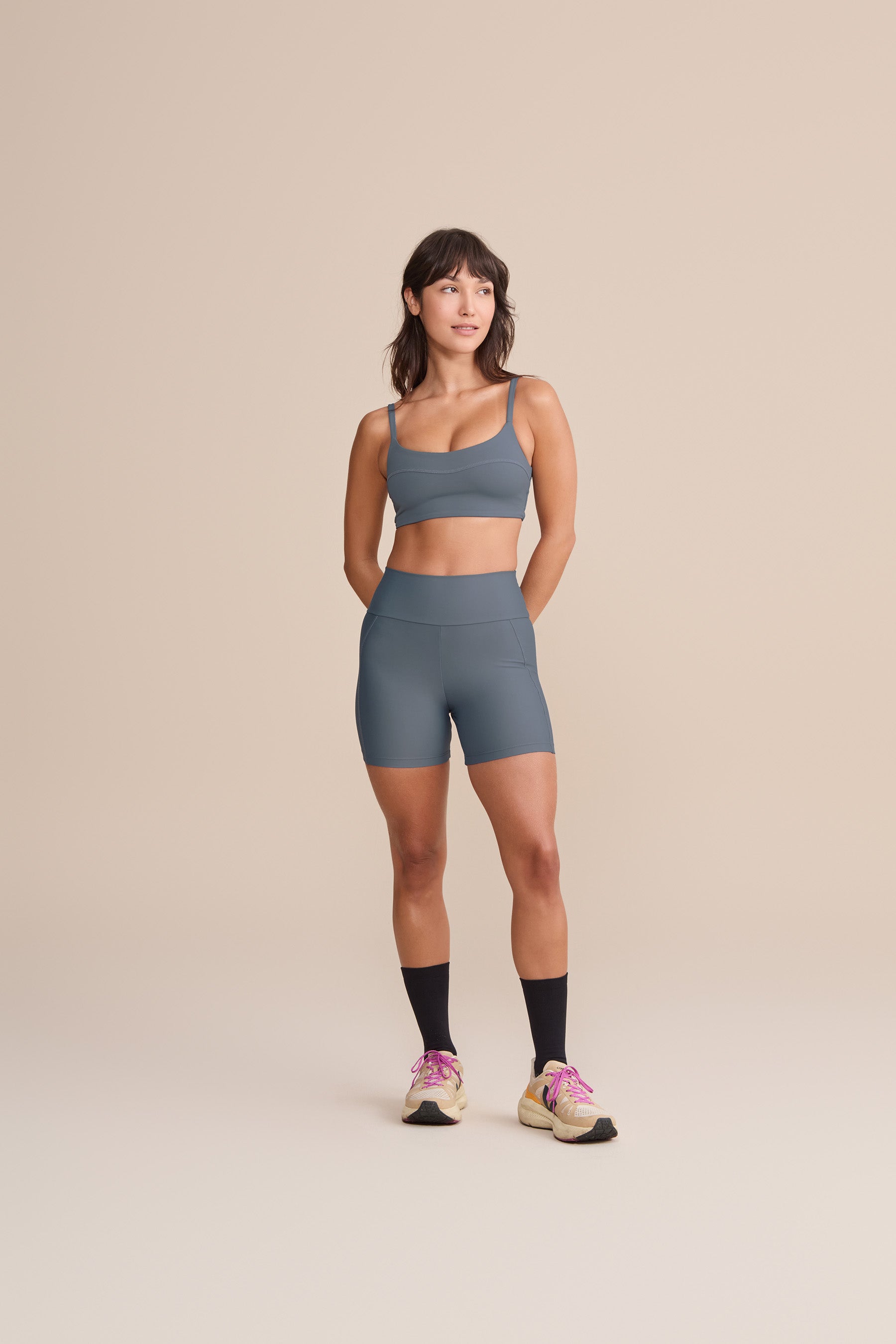 Neo Sense Pro® Curve Shorts - High Waisted Workout Shorts for Women, Comfortable & Breathable Yoga Shorts with Pockets - Perfect for Gym, Running, Yoga & Lounge Wear