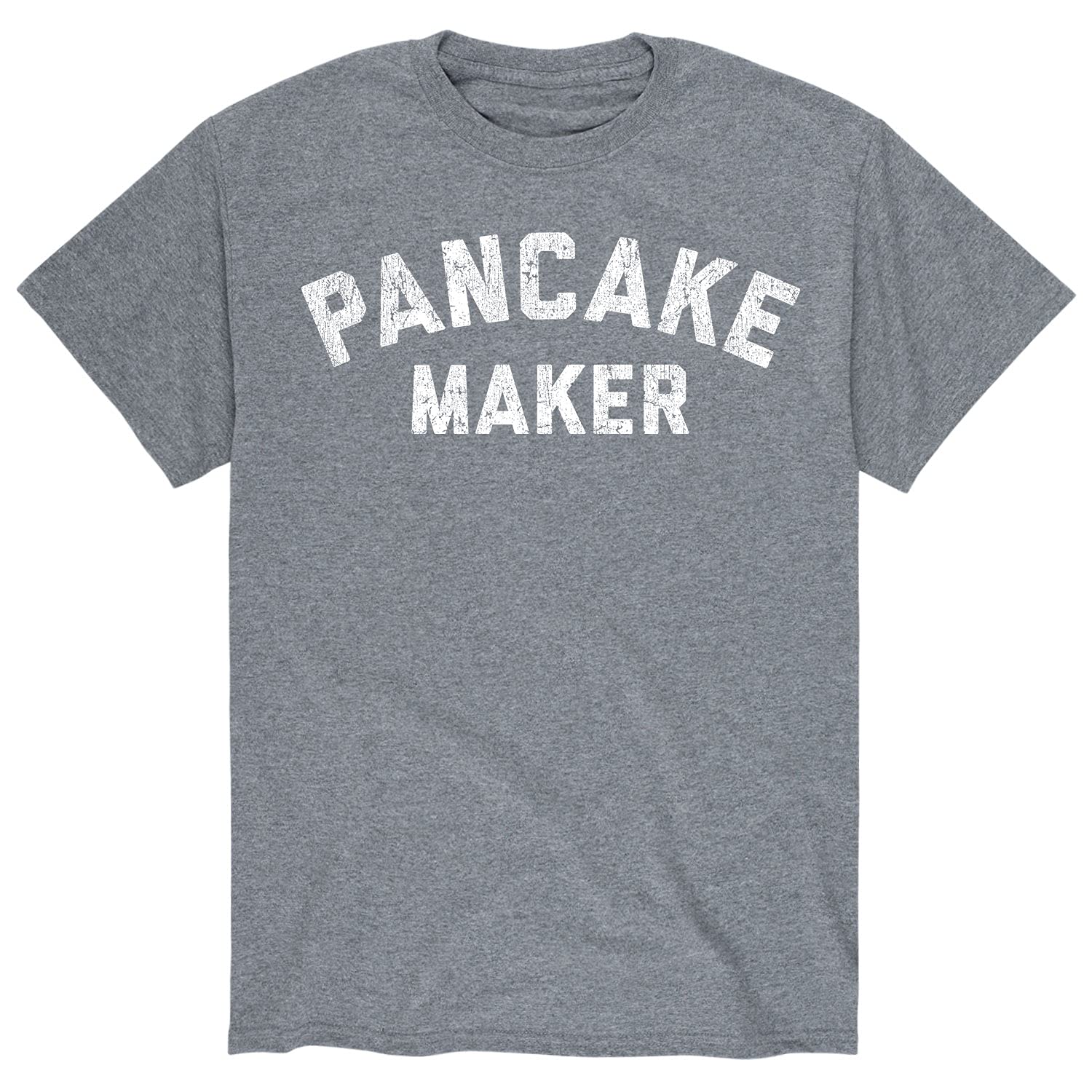 Instant Message Pancake Maker Graphic T-Shirt for Men - Funny Breakfast Lover Short Sleeve Tee - Perfect for Casual Wear, Gifts & Coffee Shop Outings