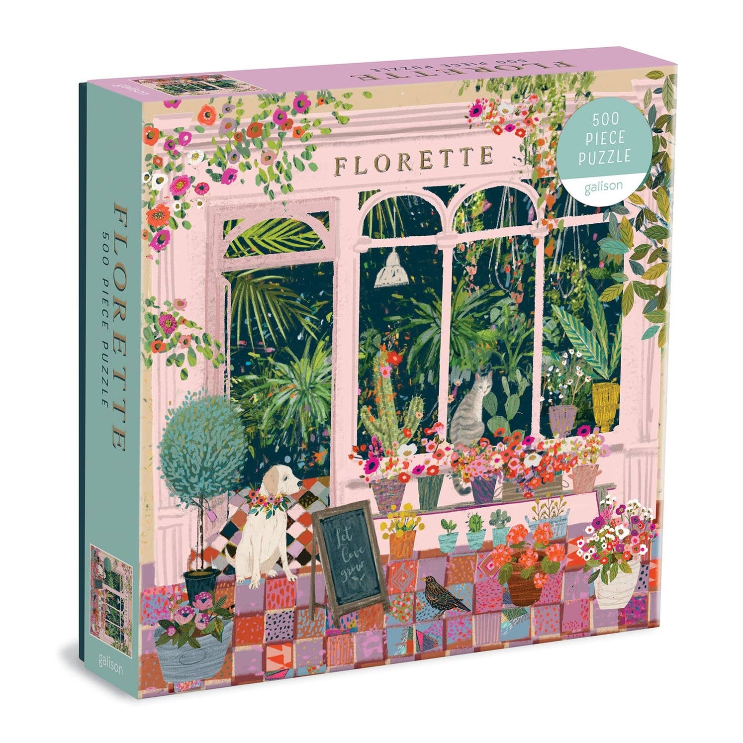 Florette 500 Piece Jigsaw Puzzle for Adults - Beautiful Floral Art Puzzle for Relaxation & Home Decor