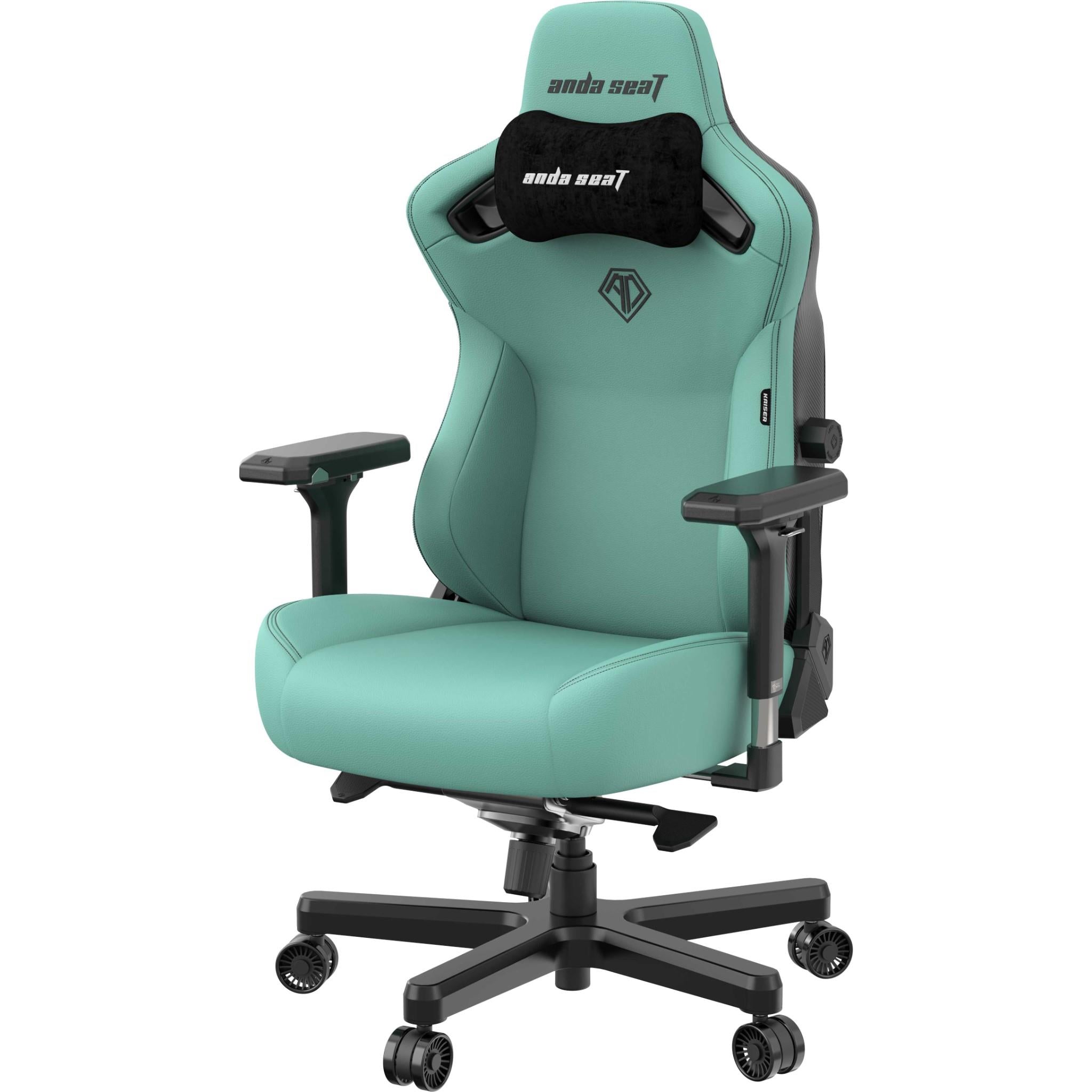 Anda Seat Kaiser 3 Series XL Premium Ergonomic Gaming Chair - Green | High Back Racing Style Computer Chair for PC & Console Gamers | Perfect for Esports, Streaming & Home Office Use