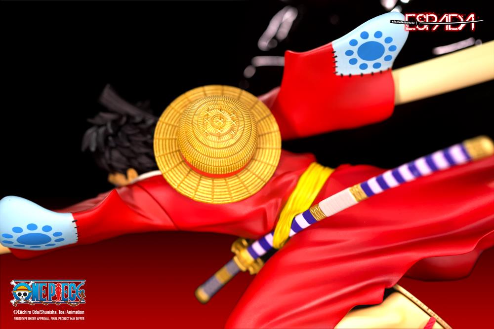 One Piece Monkey D. Luffy 1/8 Scale Statue Figure - Anime Wall Decor for Home, Office & Gaming Room | Premium Collectible for Anime Fans & Manga Lovers