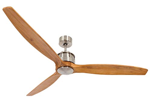Brushed Chrome and Teak