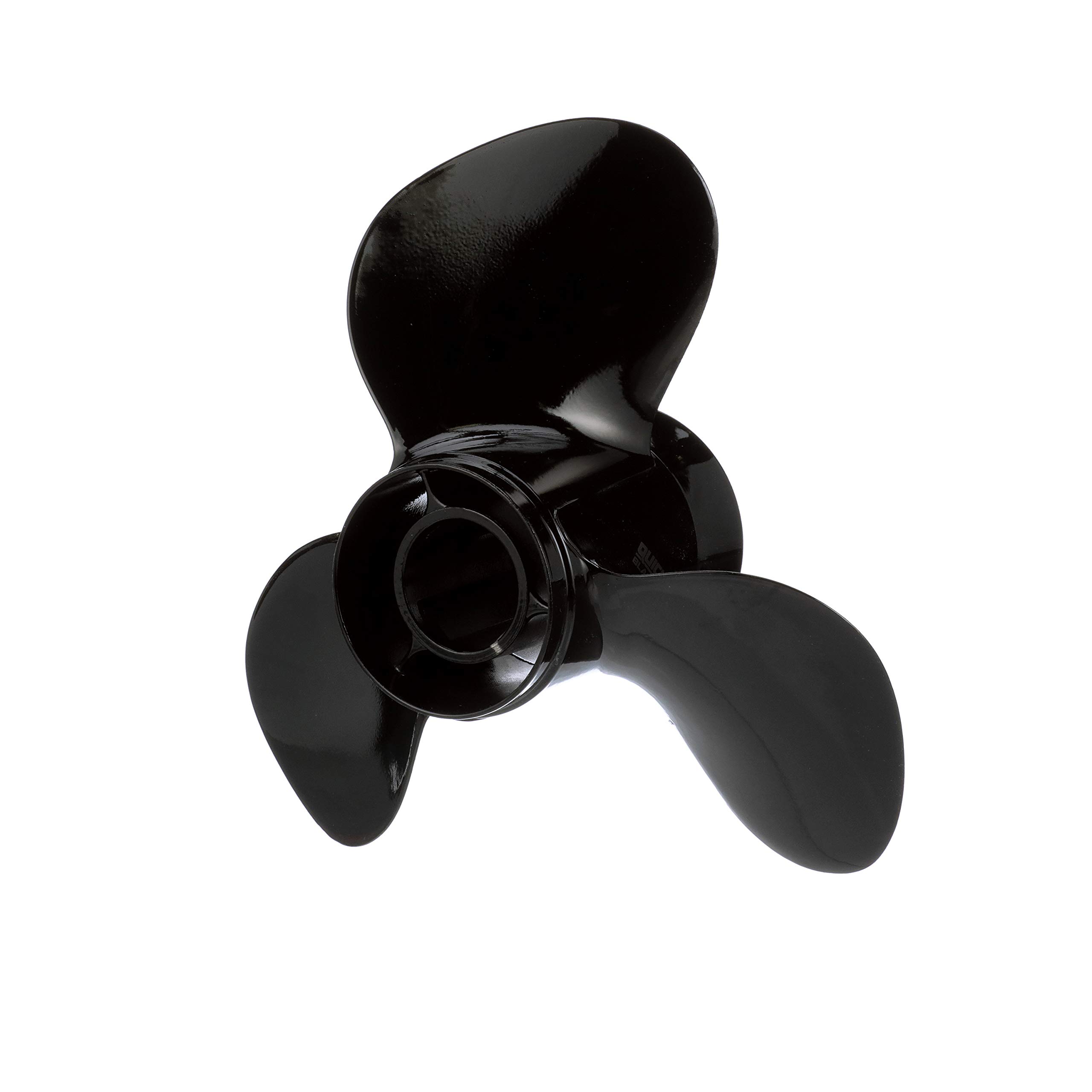 Quicksilver Black Diamond 3-Blade Aluminum Propeller for Mercury & MerCruiser Outboard Motors - High Performance Boat Propeller for Smooth Cruising, Watersports & Fishing
