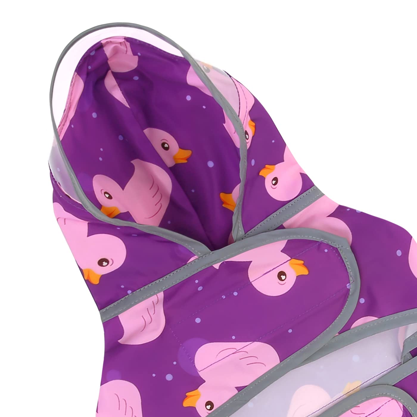 HDE Waterproof Dog Raincoat with Clear Hood - Lightweight Rain Jacket Poncho for Small, Medium & Large Dogs - Adjustable & Breathable - Purple (Size S) - Perfect for Walking, Hiking & Outdoor Adventures