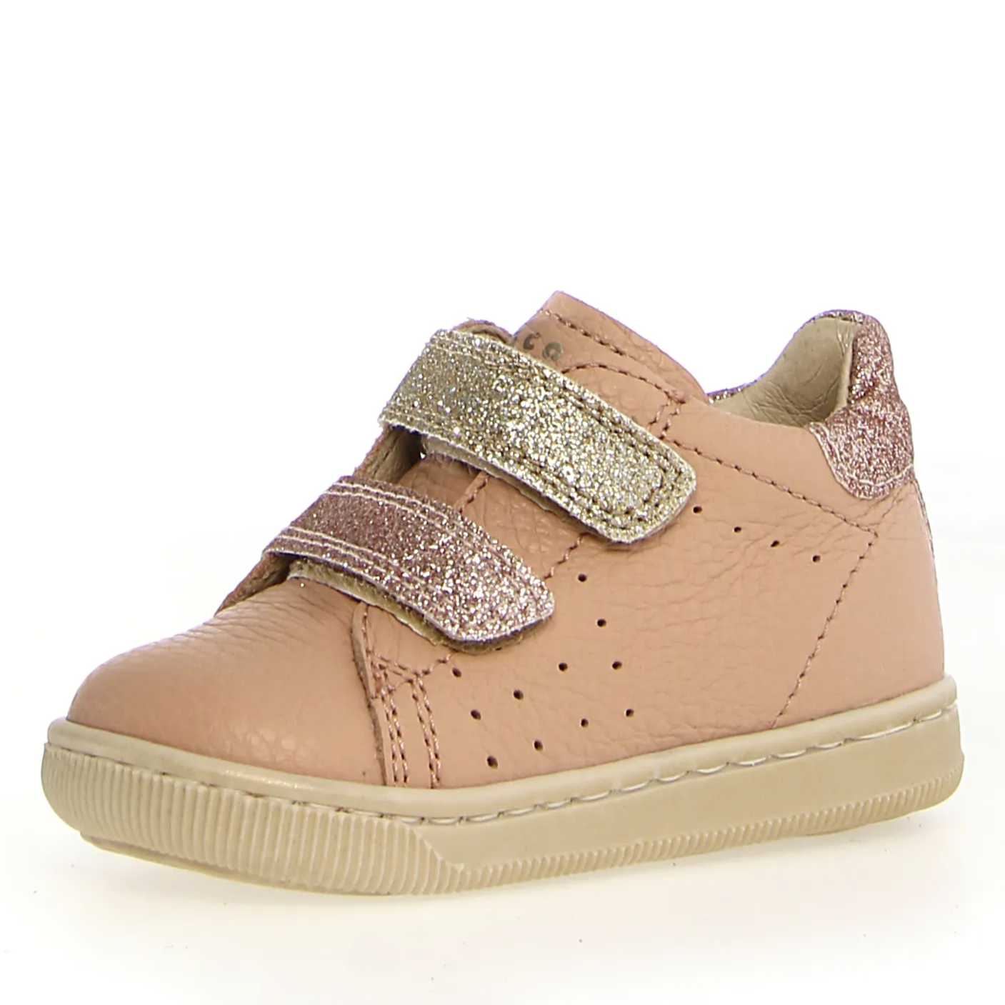 Falcotto Adam VL Girls Casual Shoes - Light Pink/Platinum | Comfortable & Stylish for Everyday Wear, School, and Play