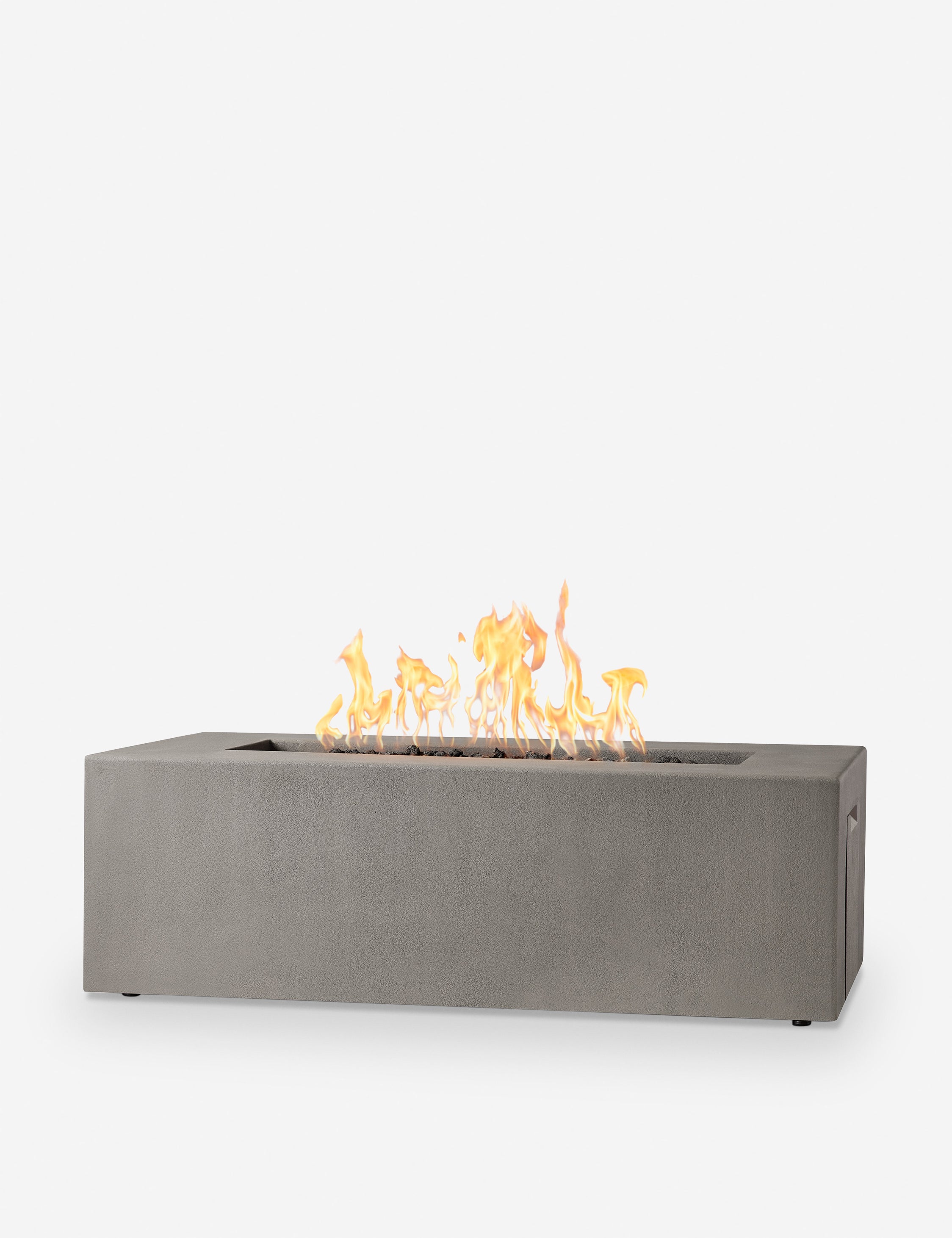 Auberon Outdoor Fire Pit Table - Modern Patio Heater with Lava Rocks for Backyard, Garden, Deck - Perfect for Camping, BBQ Parties & Relaxing Evenings