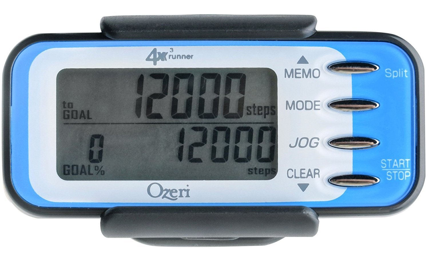 Ozeri 3D Pedometer - Dual Mode Activity Tracker for Walking & Running - Fitness & Sports
