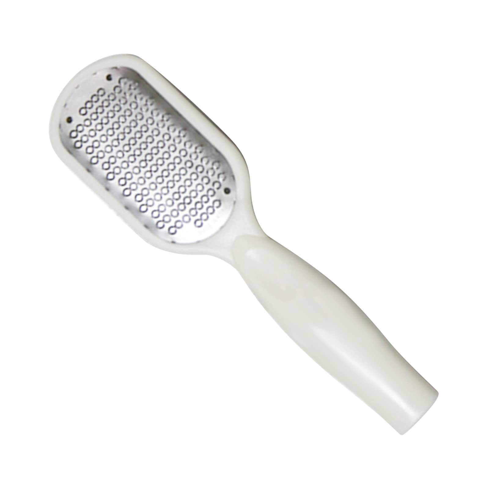 Professional Stainless Steel Foot File & Pedicure Grinder - Electric Callus Remover for Thick Nails & Hard Skin with Ergonomic Handle (White, One Size) - Perfect for Home Pedicure, Salon Use & Foot Care Routine