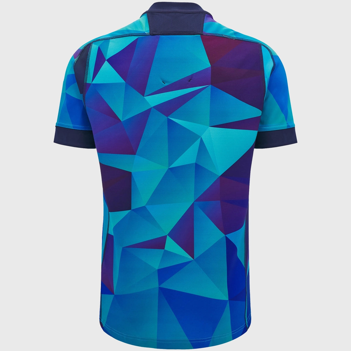 2024/25 Macron Scotland Men's Rugby Training Jersey - Blue | Breathable Performance Jersey for Rugby Practice & Fan Support