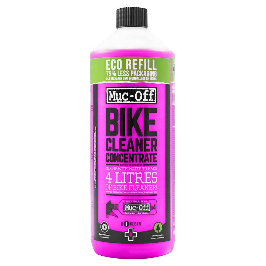 Muc Off Nano Tech Concentrated Bike Cleaner Gel - Powerful Bicycle Degreaser for Road & Mountain Bikes - Perfect for Deep Cleaning After Muddy Rides & Winter Maintenance