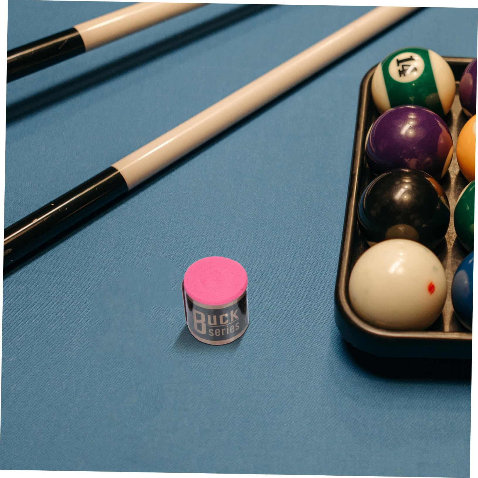 Outanaya 6-Piece Pool Cue Chalk Set - Premium Snooker & Billiard Chalk Powder for Pool Sticks - Perfect for Pool Tables, Bars, and Game Rooms