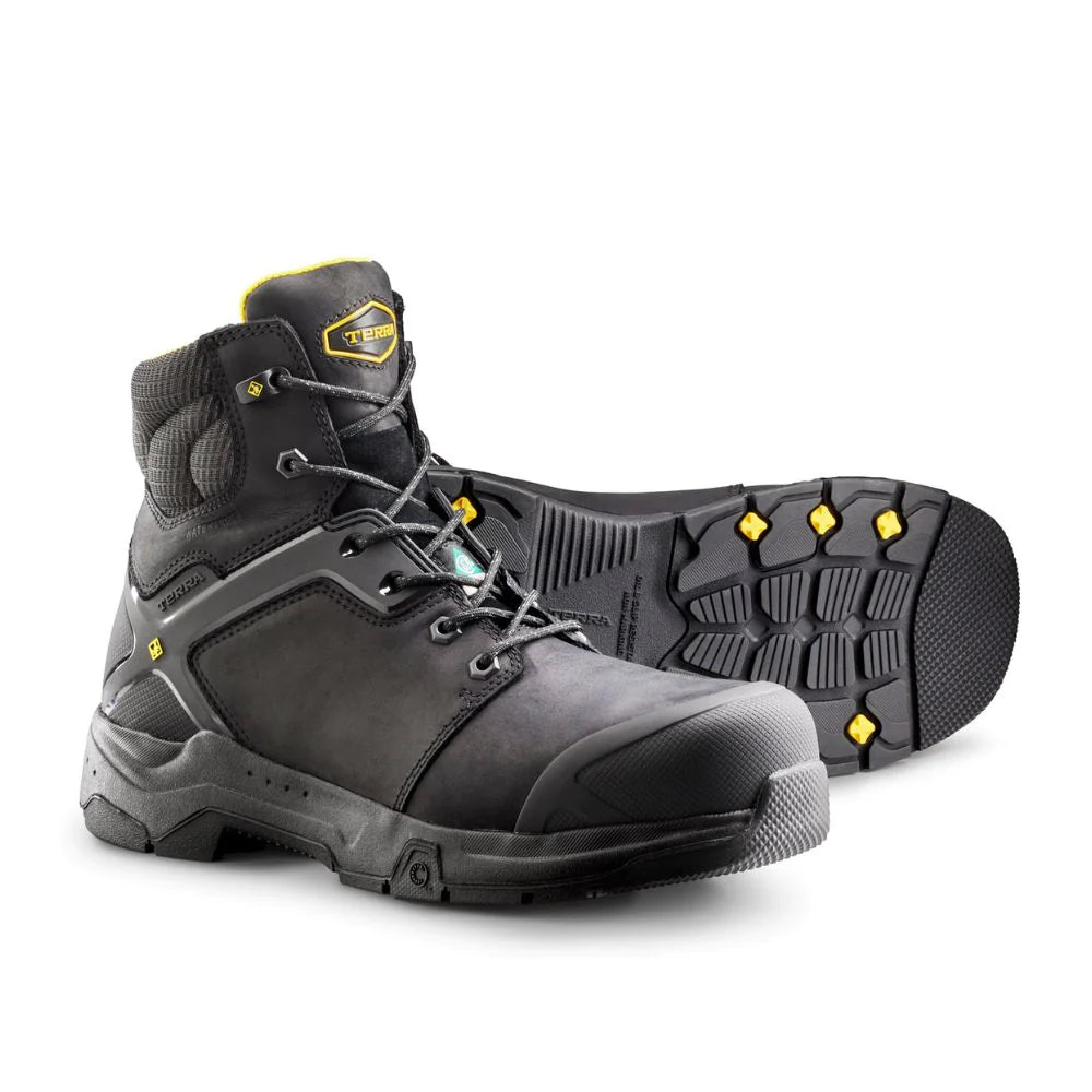 Terra Men's Carbine 6 Waterproof Composite Toe CSA Work Boot TR0A8395 - Durable Safety Shoes for Construction, Warehouse & Outdoor Work