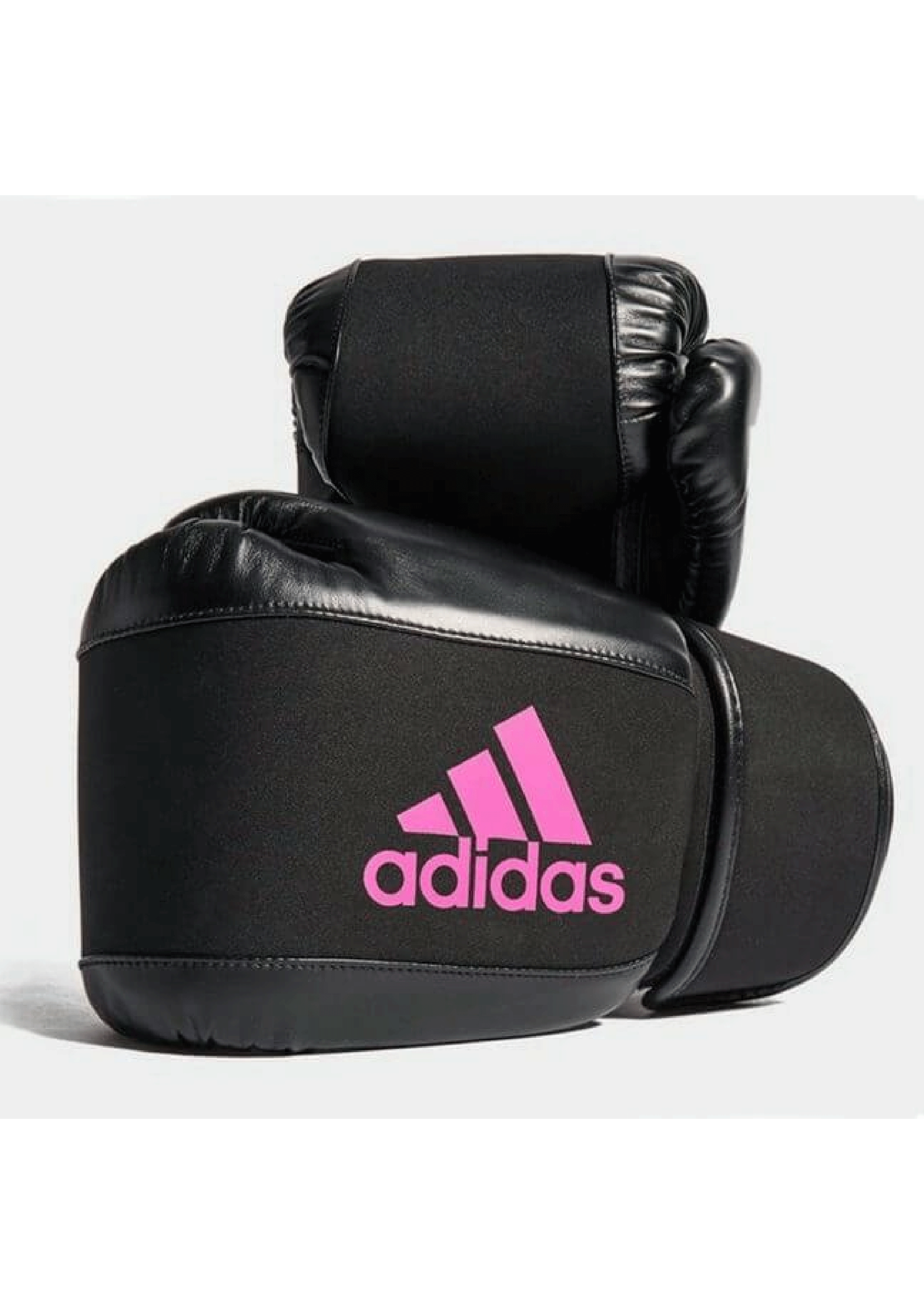 Adidas Women's Washable Boxing Gloves - Black & Pink Training Gloves for Kickboxing, MMA, Fitness & Home Workouts