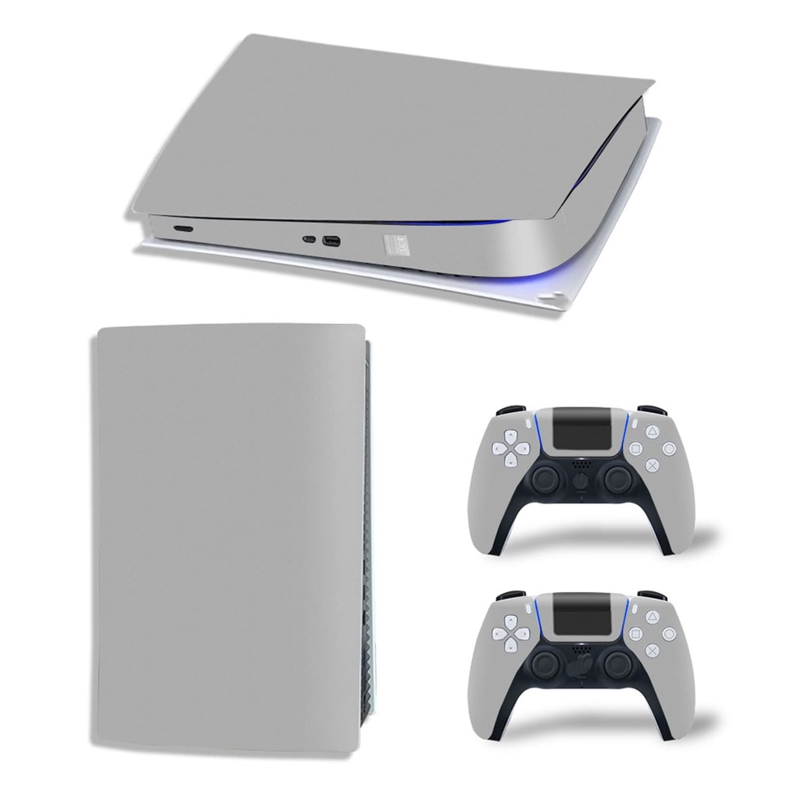 Anime Console Vinyl Skin Decal for PS5 Digital Edition - Scratch-Resistant Protective Cover for 2 Controllers - Bubble-Free Application - Perfect for Gaming Setups & Anime Decor
