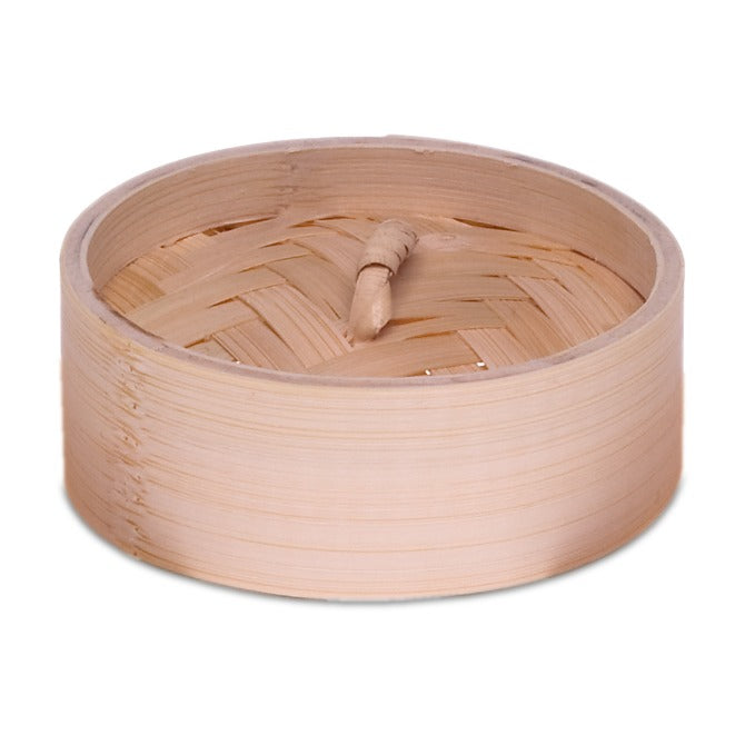 3 Inch Bamboo Steamer Lid - Natural & Eco-Friendly for Dumplings, Buns & Asian Cooking - Perfect for Dim Sum, Bao Buns & Healthy Meal Prep