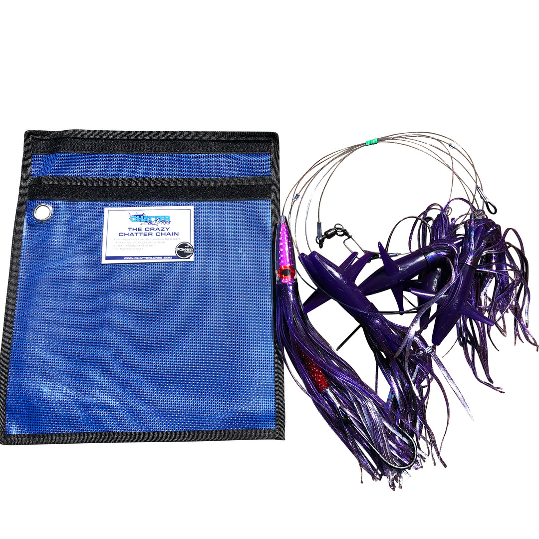 Chatter Lures Crazy Chatter Chain Fishing Lure - Premium Bass Fishing Bait for Freshwater & Saltwater - Perfect for Casting, Trolling and Jigging