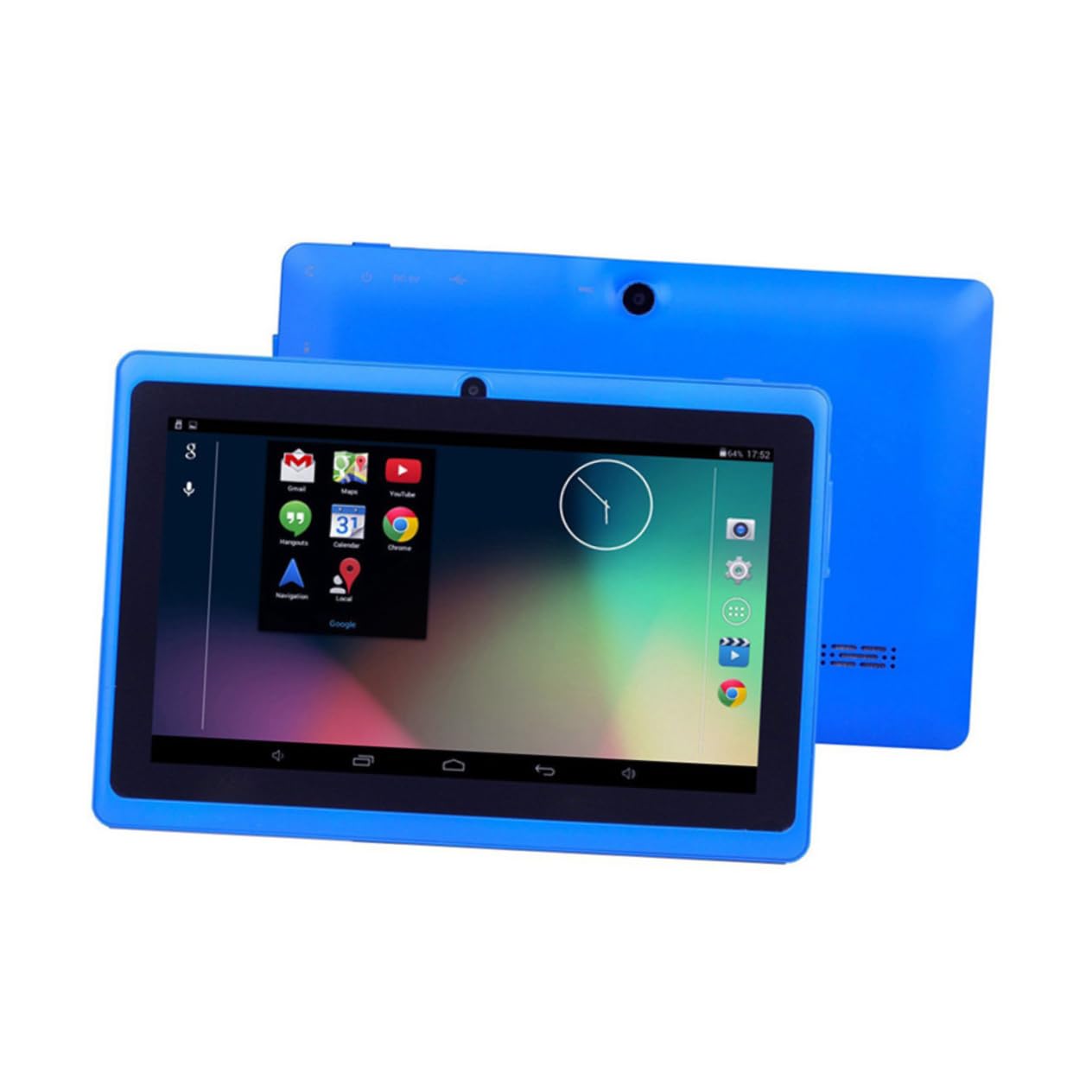OSALADI 3-Piece Kids Tablet Set - 7 Inch Quad-Core Blue Children's Learning Tablet with Educational Games | Perfect for Home Learning, Travel Entertainment & Early Childhood Development