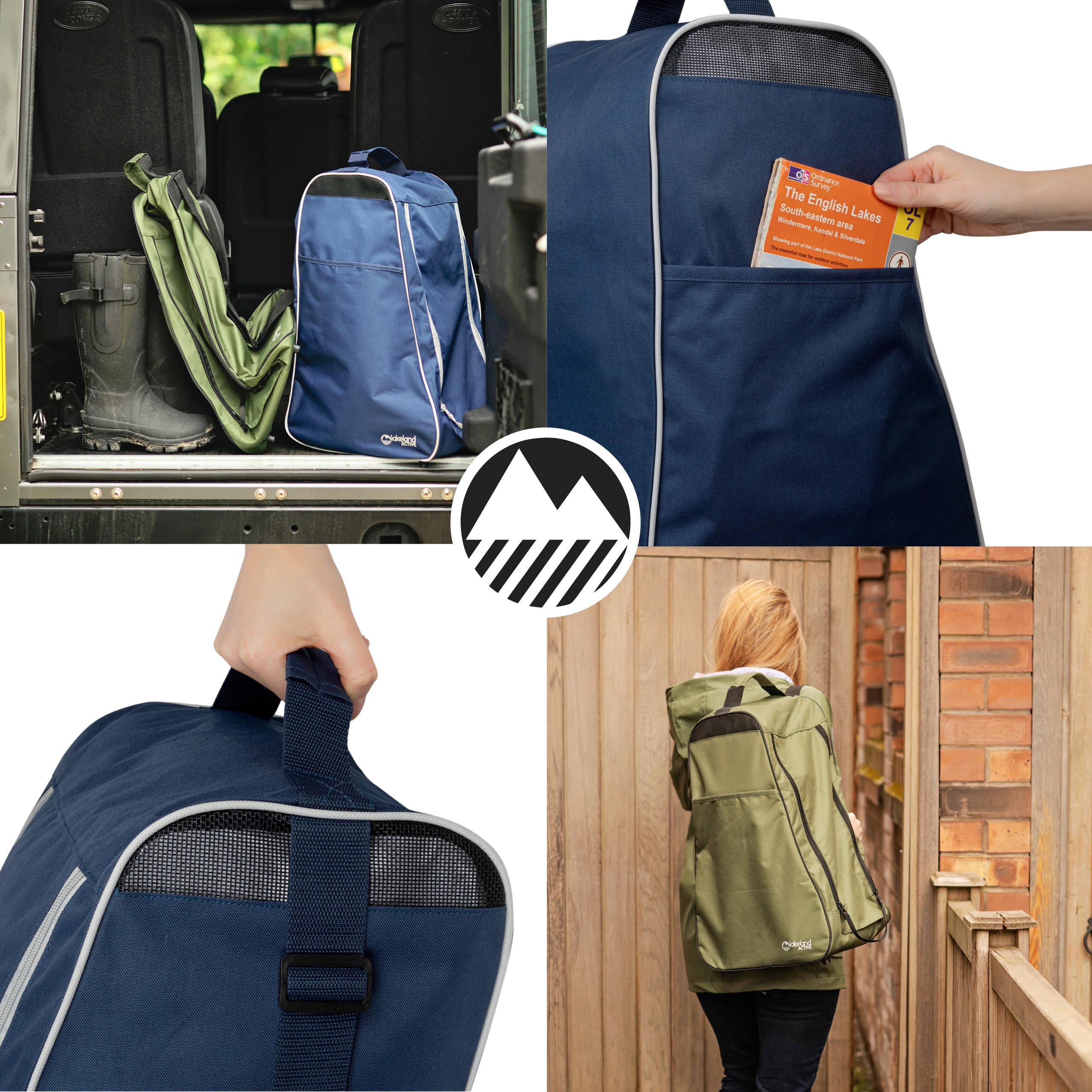 Oakfield Waterproof Wellington Boot Bag - Durable Rain Boot Storage for Men & Women - Perfect for Outdoor, Gardening, and Farm Work
