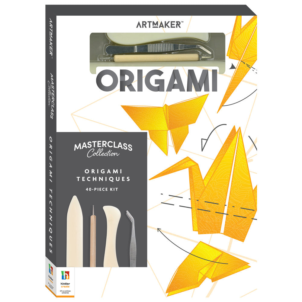 Art Maker Masterclass Origami Techniques Kit - Comprehensive Paper Folding Set for Beginners & Experts | DIY Home Decor, Gift Wrapping & Creative Projects