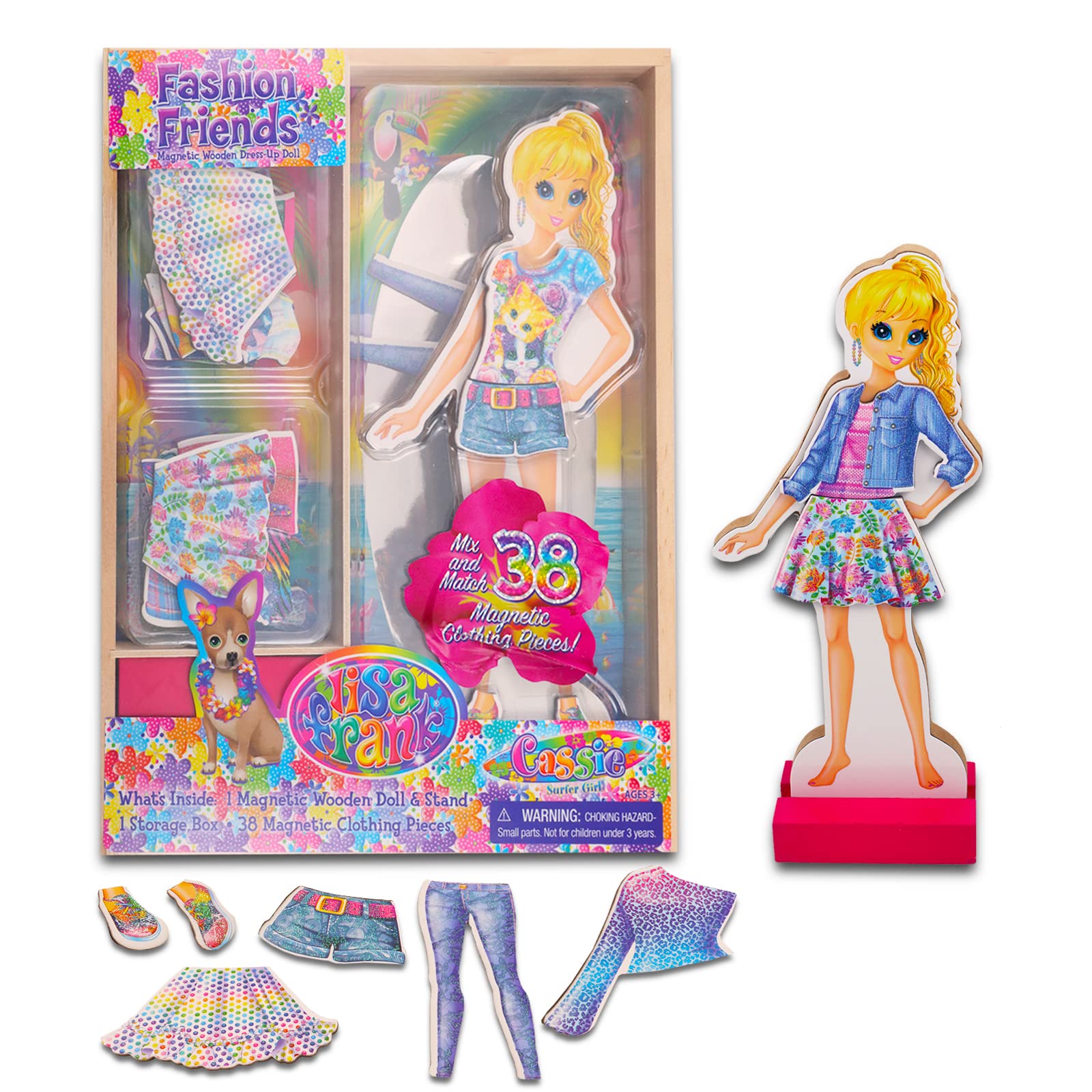 Lisa Frank Toys Activity Set for Kids & Adults - Party Pack with Dolls & Games