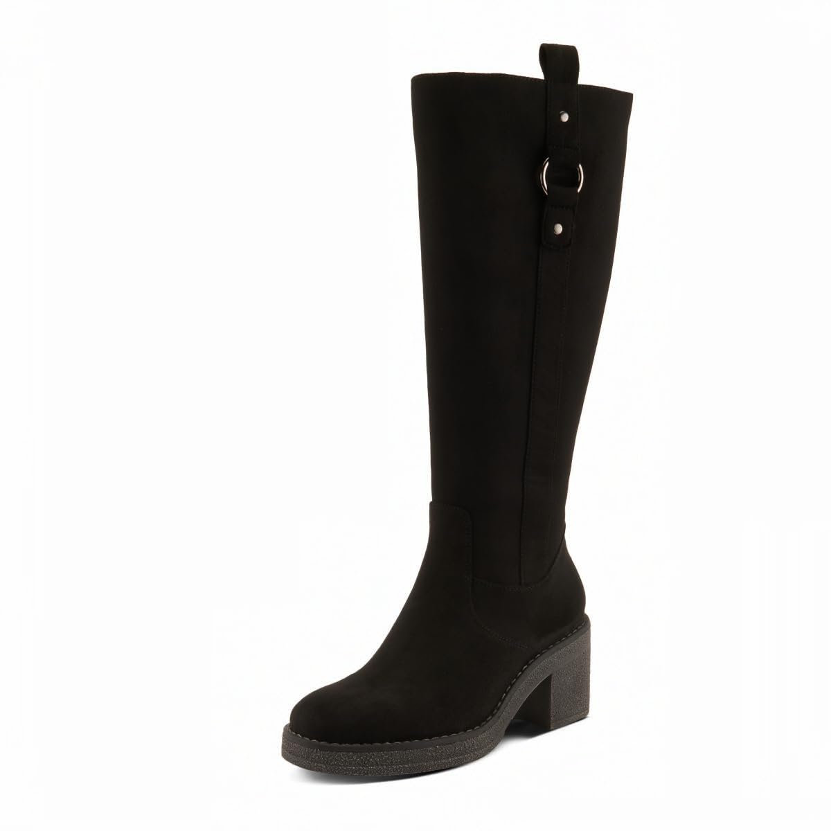 PATRIZIA Women's Starlie Knee High Leather Boots - Stylish Winter & Fall Fashion for Casual Outfits & Office Wear