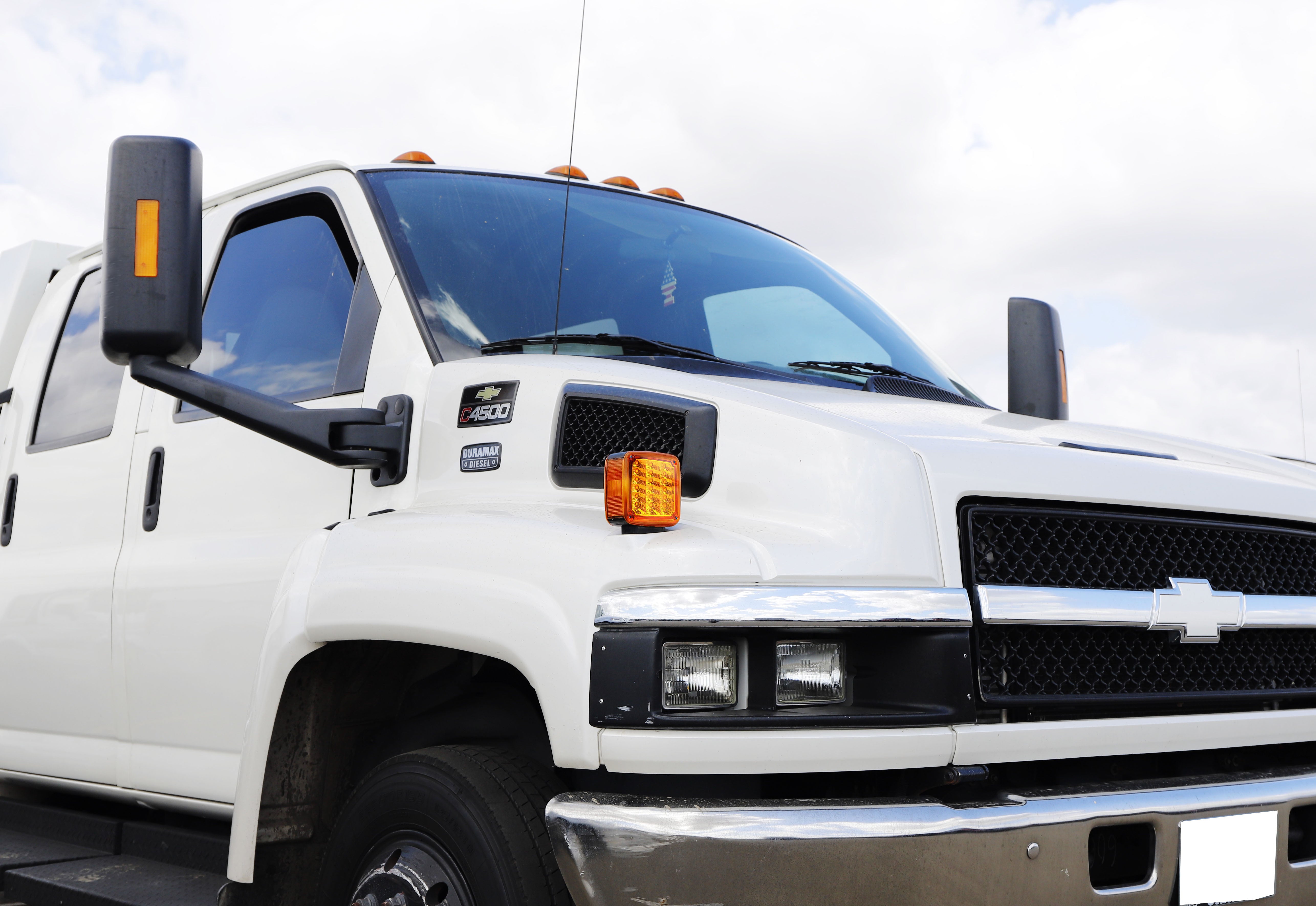 Double Faced LED Pedestal Truck & Trailer Lights - Amber/Red Turn Signals & Side Markers - Waterproof for Heavy Duty Vehicles, Semi Trucks & Trailers
