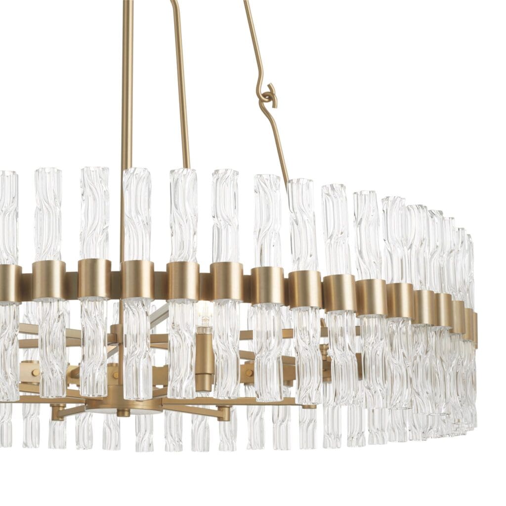 Cyan Design 11627 Noble 6-Light Chandelier in Aged Brass - Elegant Dining Room & Foyer Lighting Fixture for Home Decor