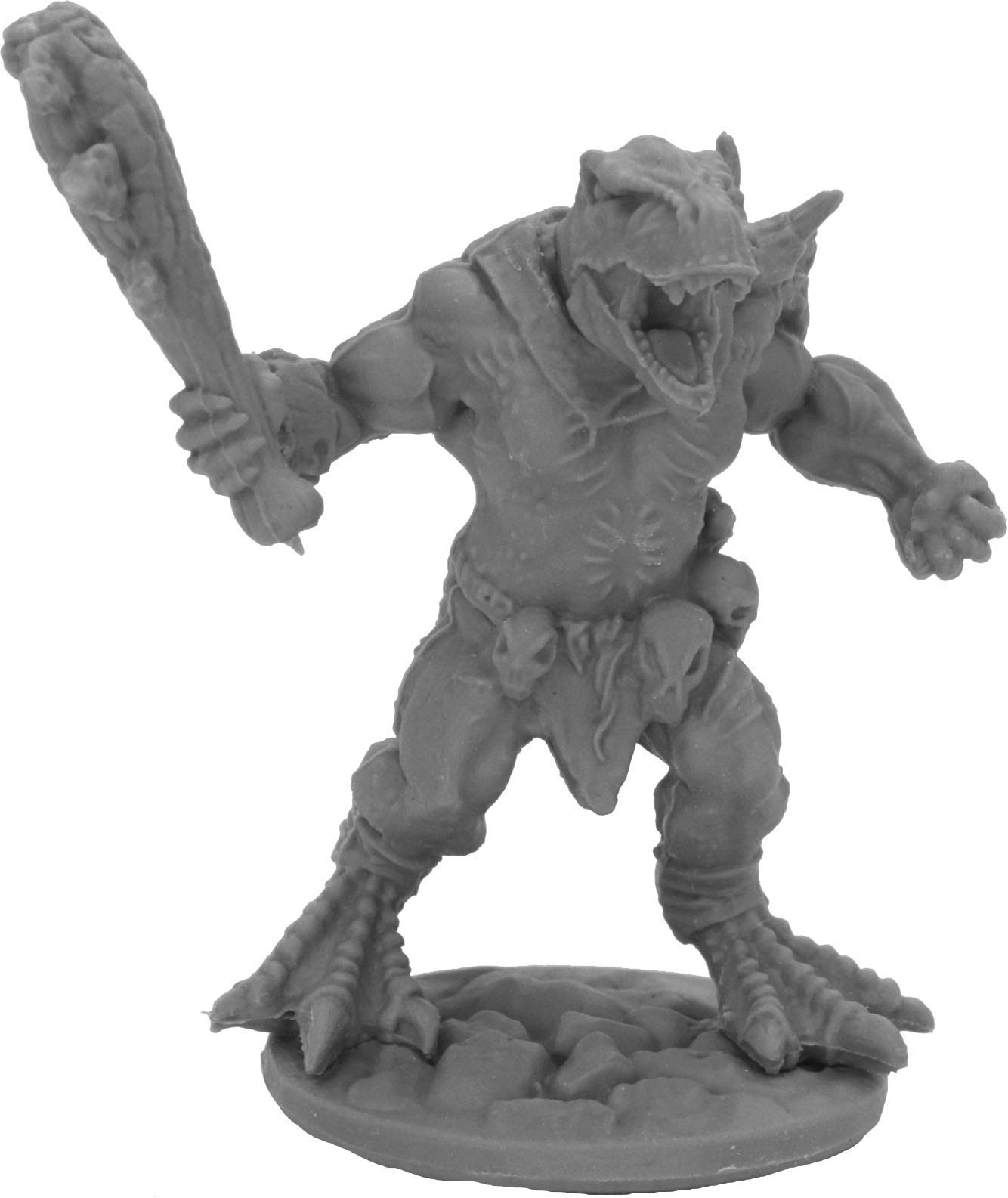 Reaper Miniatures Blacktooth Savage #44063 - Unpainted Plastic Miniature Figure for Tabletop RPG, D&D, and Wargaming Scenes