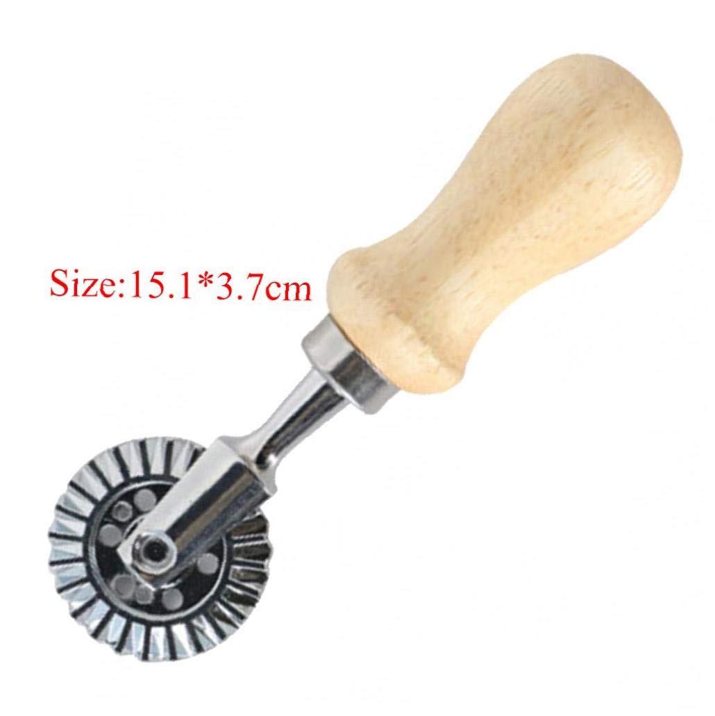 Ravioli Maker Stamp - Pasta & Dumpling Dough Press with Wooden Handle for Homemade Ravioli, Dumplings, Biscuits & Pastries | Perfect for Italian Cooking, Baking & Asian Cuisine