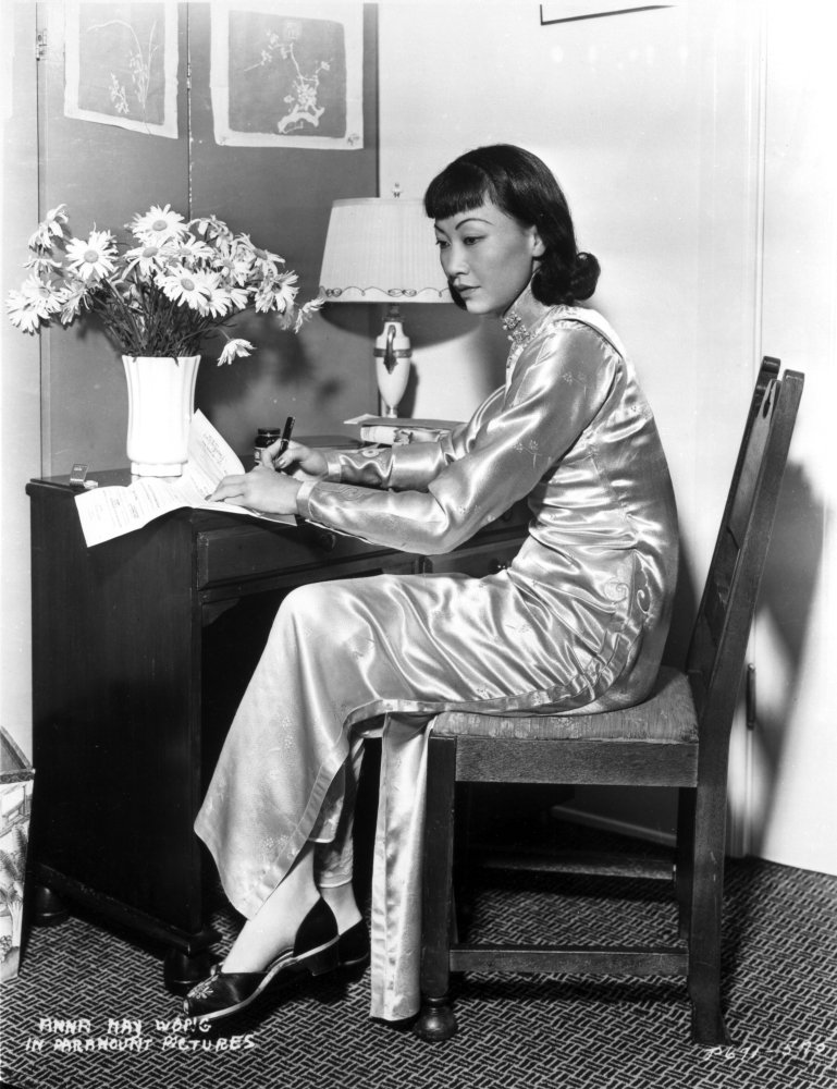 Anna Wong Working at Her Desk - 8x10 Inch Photo Print - Perfect for Office Decor, Home Inspiration & Gift Ideas
